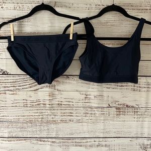 Abercrombie kids black bikini, size 13/14